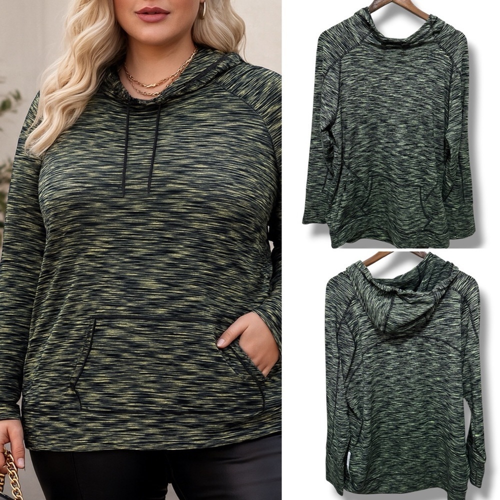 392 Calvin Klein | EUC Jordan Performance Wick Hoodie Green Pullover (size XXL)
